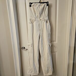 Wild Fable Strapless Denim Full-length Jumpsuit